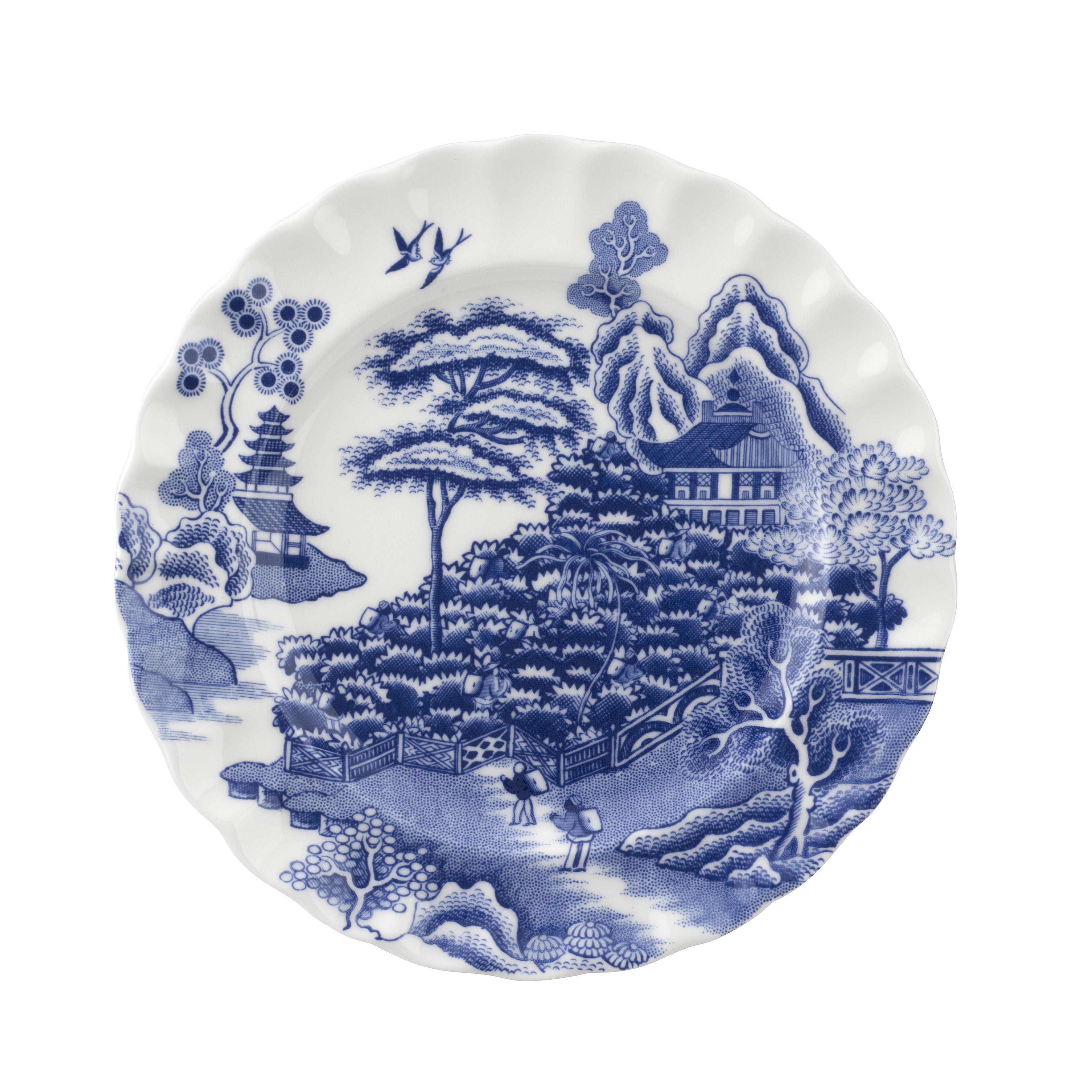 Fortnum's Gardens of Lyra small plate in fine bone china, UK version