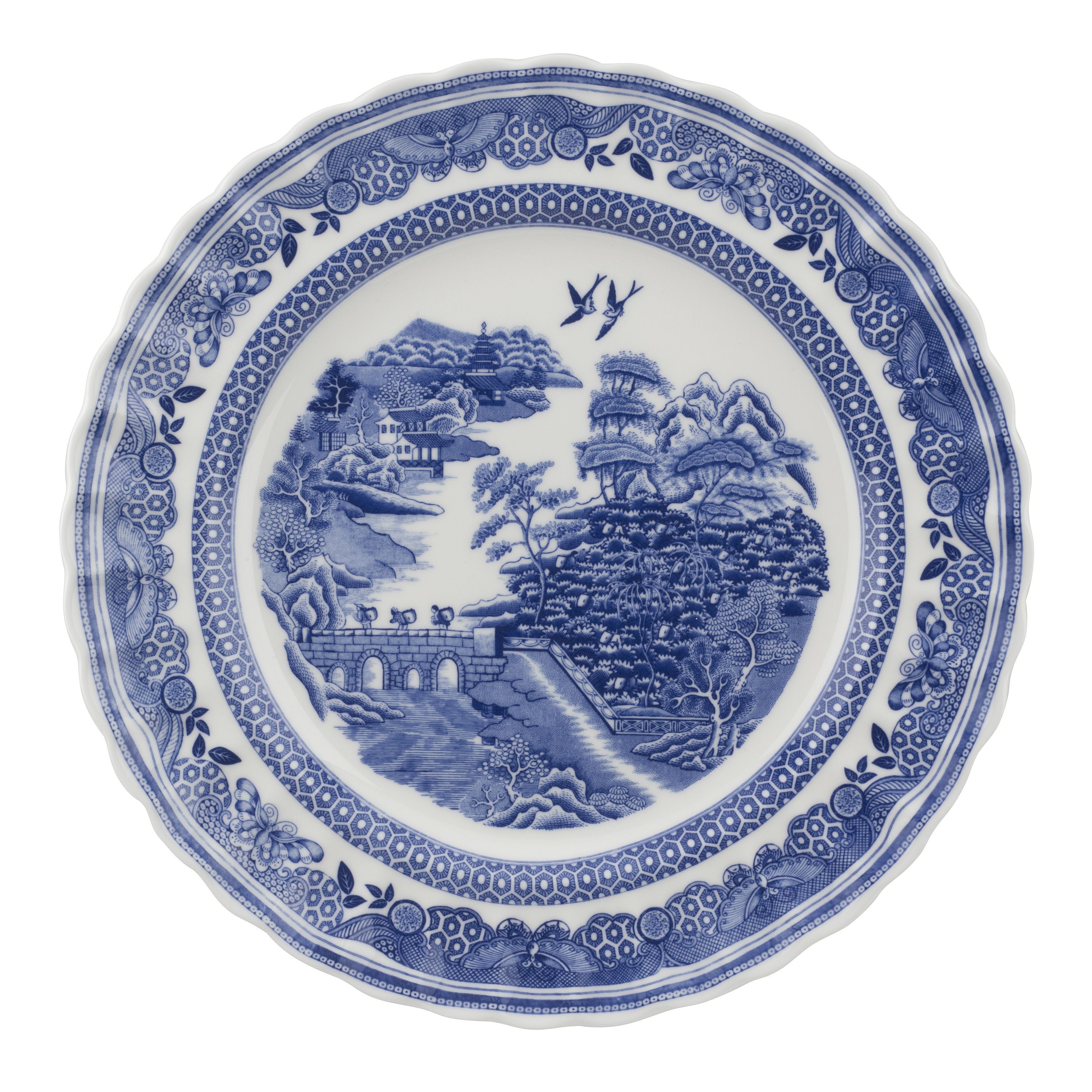 Fortnum's fine bone china plate Gardens of Lyra large, UK version