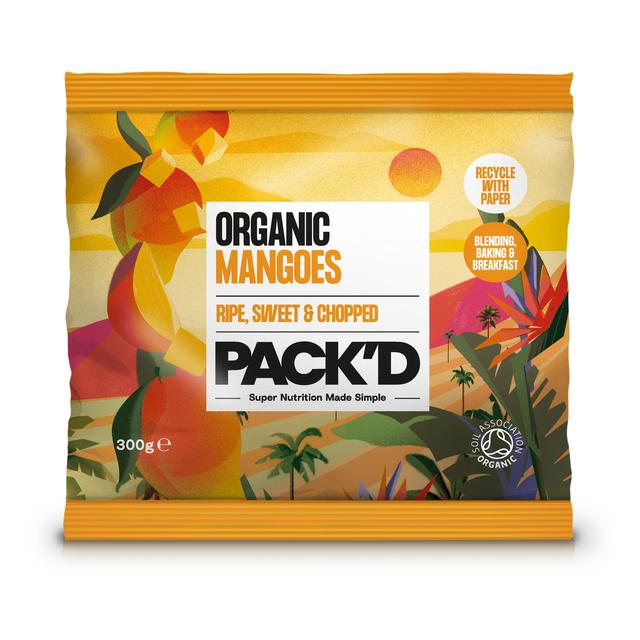 PACK'D Organic & Sweet Chopped Mango   300g GOODS M&S   