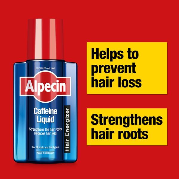 Alpecin Caffeine Liquid Tonic 3x 200ml | Prevents Hair Loss