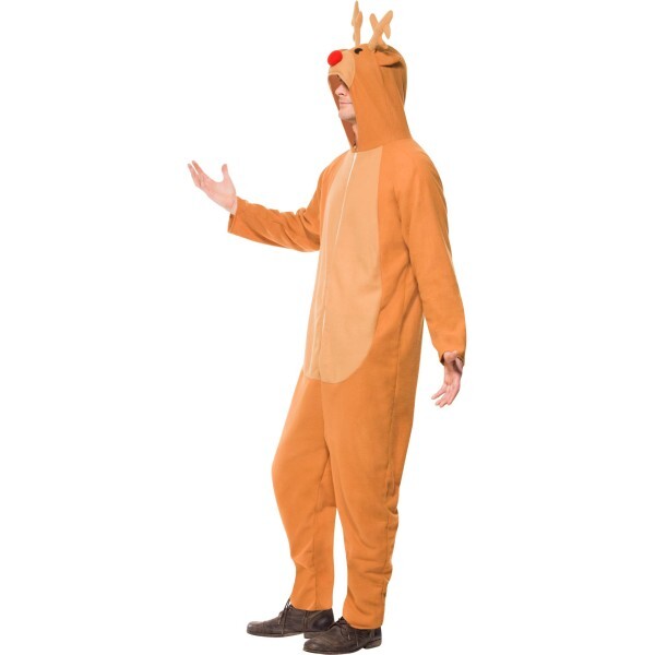 Smiffys reindeer costume brown bodysuit - British product