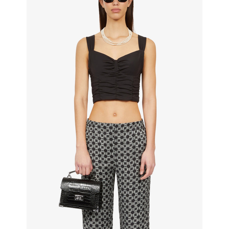 The Kooples Emily vinyl-effect mini leather cross-body bag - British product