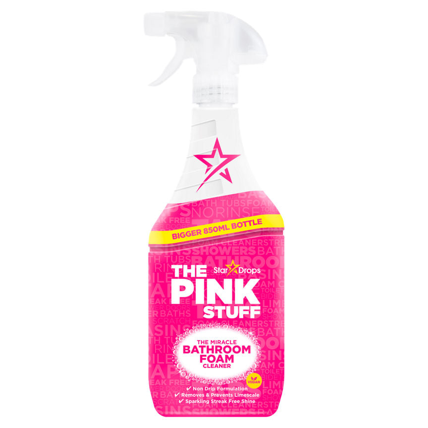 Stardrops The Pink Stuff Miracle Bathroom Foam Cleaner Spray