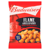 Budweiser flame grilled rib flavour crispy coated peanuts 150g - British product