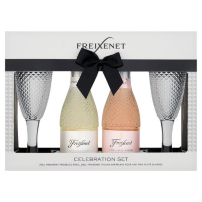 ASDA Freixenet Celebration Set Prosecco and Rosé Sparkling Wine Gift Set- Buy online at McGrocer