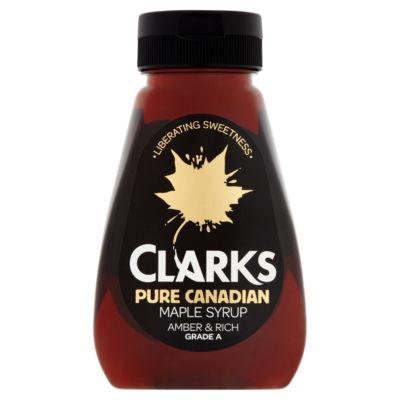 Clarks Pure Canadian Maple Syrup 180ml Grade A Amber - British product