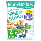 Kiddylicious Salt & Vinegar Veggie Straws 4 x 12g (48g) GOODS ASDA   