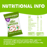 Kiddylicious apple fruit wriggles 12+ months 12g - British product