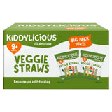 Kiddylicious Veggie Straws baby snack 120g, imported from the UK