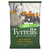 Tyrrells sea salt and cider vinegar crisps 150g - British product