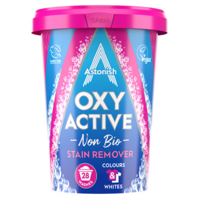 ASDA Astonish Oxy Active Non Bio Flekkfjerner Pulver 625g - Kjøp online hos McGrocer