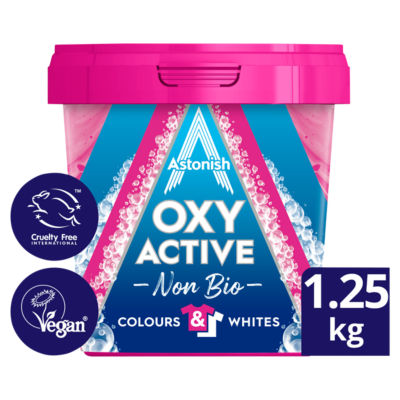Astonish Oxy Active Non Bio stain remover 1.25kg, UK version