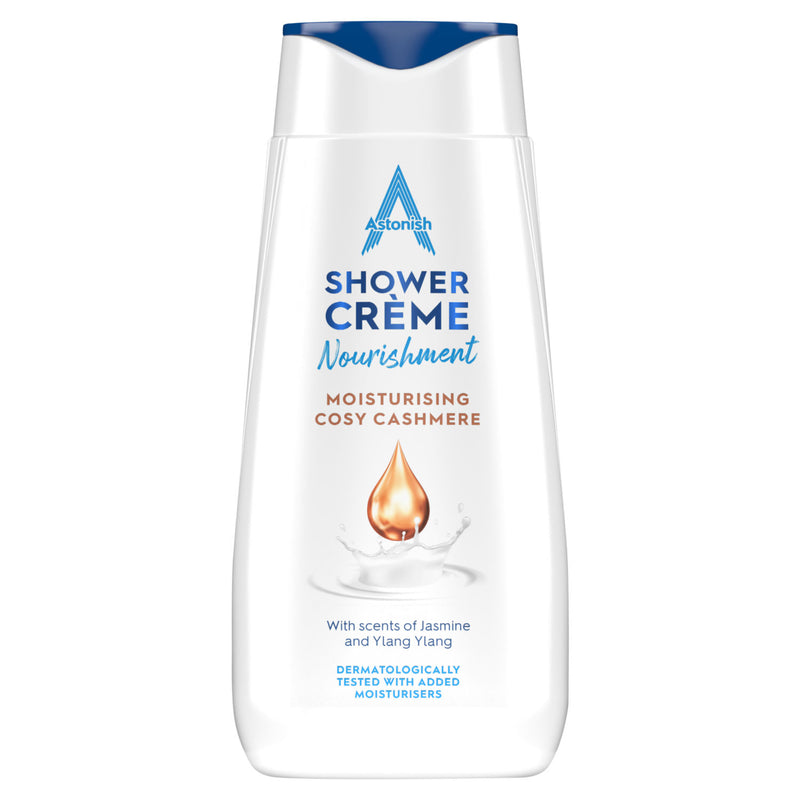 Astonish Shower Crème Cosy Cashmere 400ml, imported from the UK