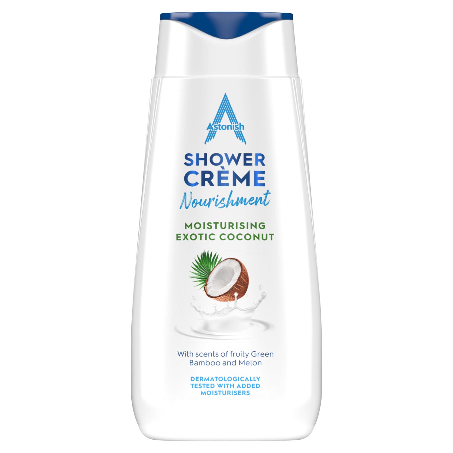 Astonish shower crème exotic coconut 400ml, UK version