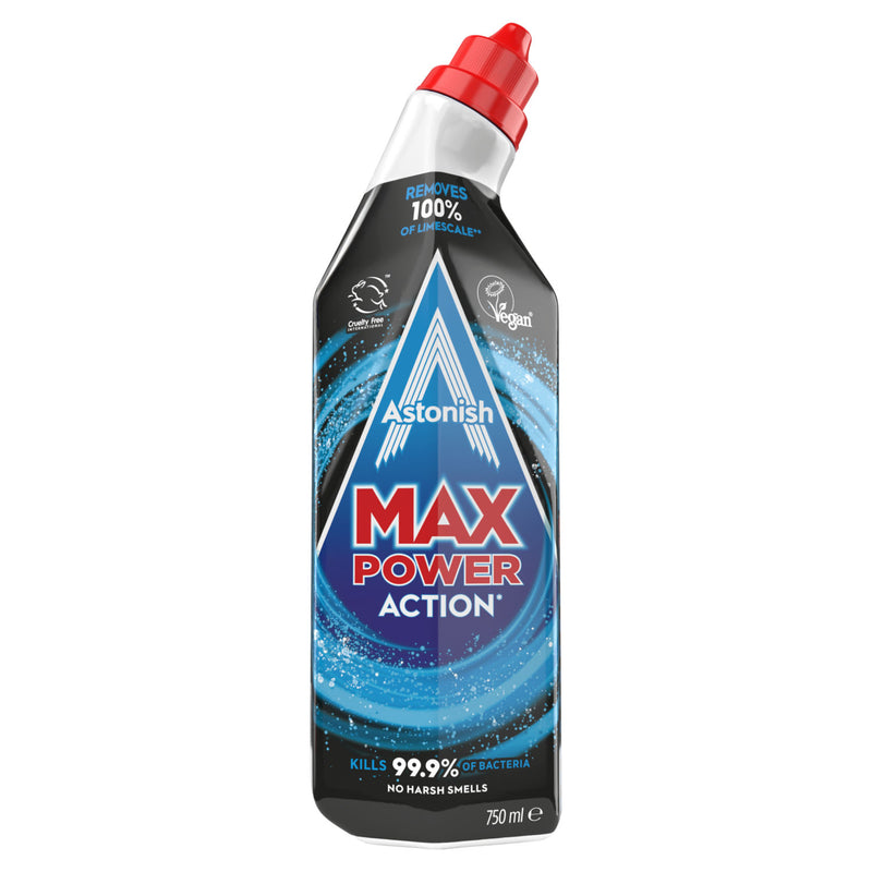 Astonish Max Power Action toilet cleaner 750ml, UK version