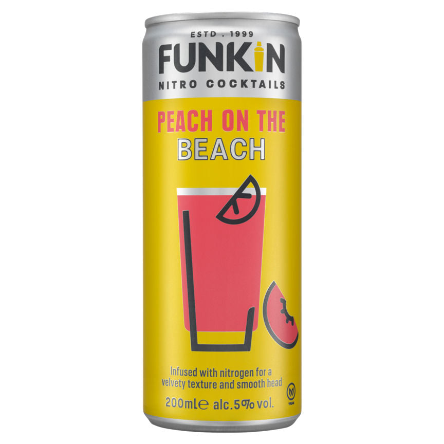 Funkin Cocktails Peach on the Beach GOODS ASDA   