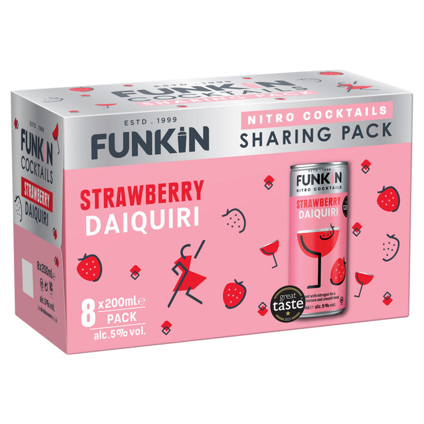 Funkin Cocktails Strawberry Daiquiri Sharing Pack GOODS ASDA   