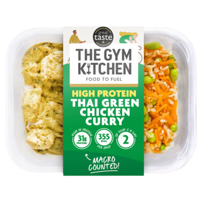 The Gym Kitchen Thai Green Chicken Curry 400g (British brand)