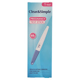 Clear & Simple Pregnancy Test Stick GOODS ASDA   