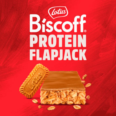 Trek Biscoff protein flapjack 3x40g - British product