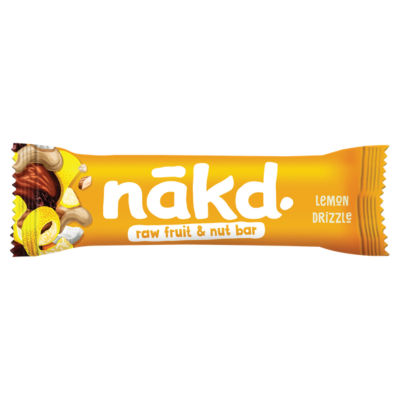 ASDA Nakd Lemon Drizzle Raw Fruit & Nut Bar 35g- Buy online at McGrocer