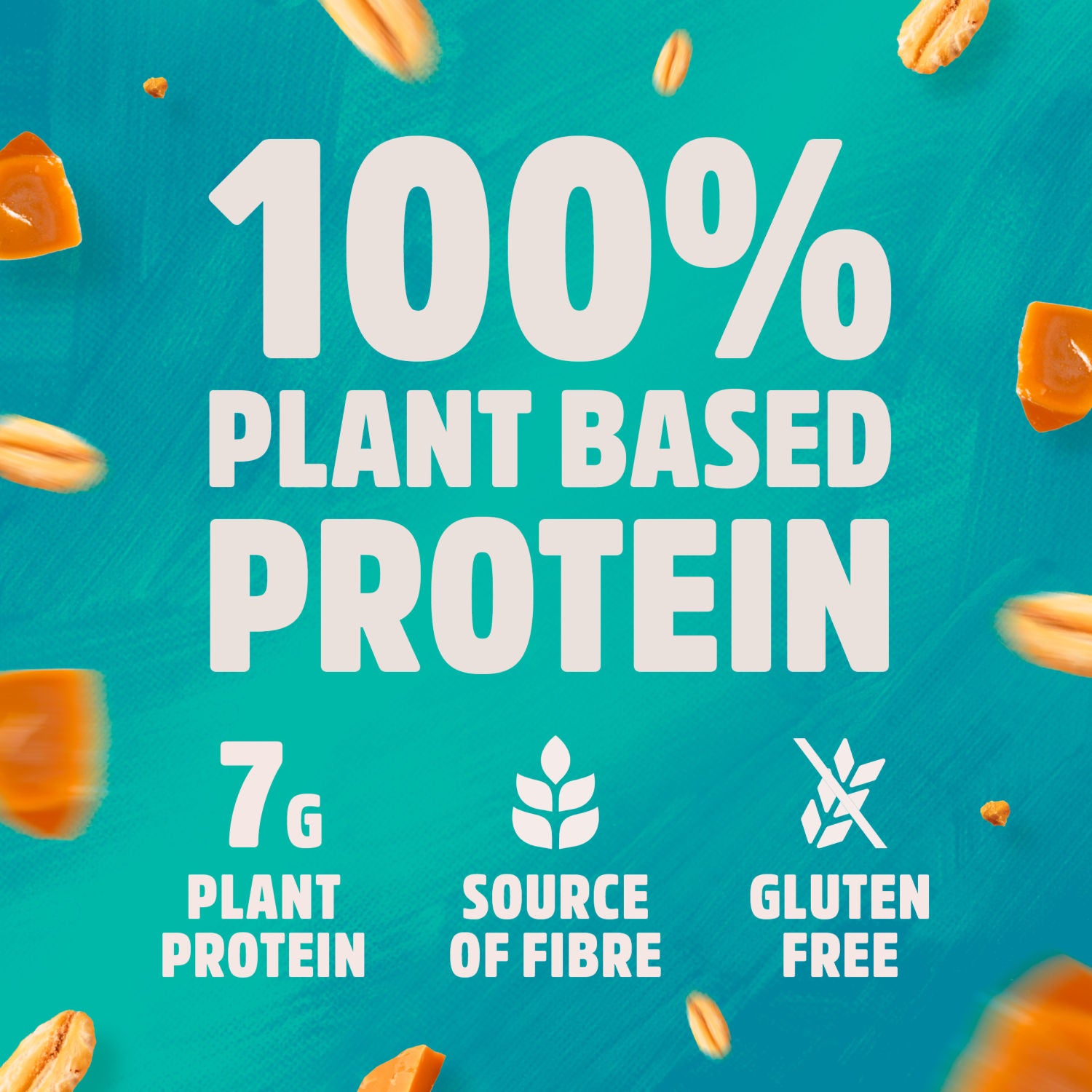 Trek Salted Caramel Protein Flapjacks 3 x 40g (British brand)