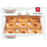 Krispy Kreme 9 Original Glazed Doughnuts - British product