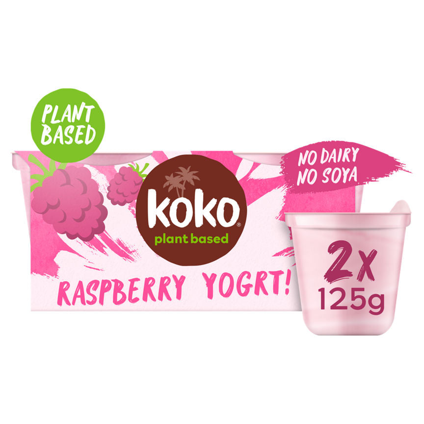 Koko Dairy Free Raspberry Yogurt GOODS ASDA   