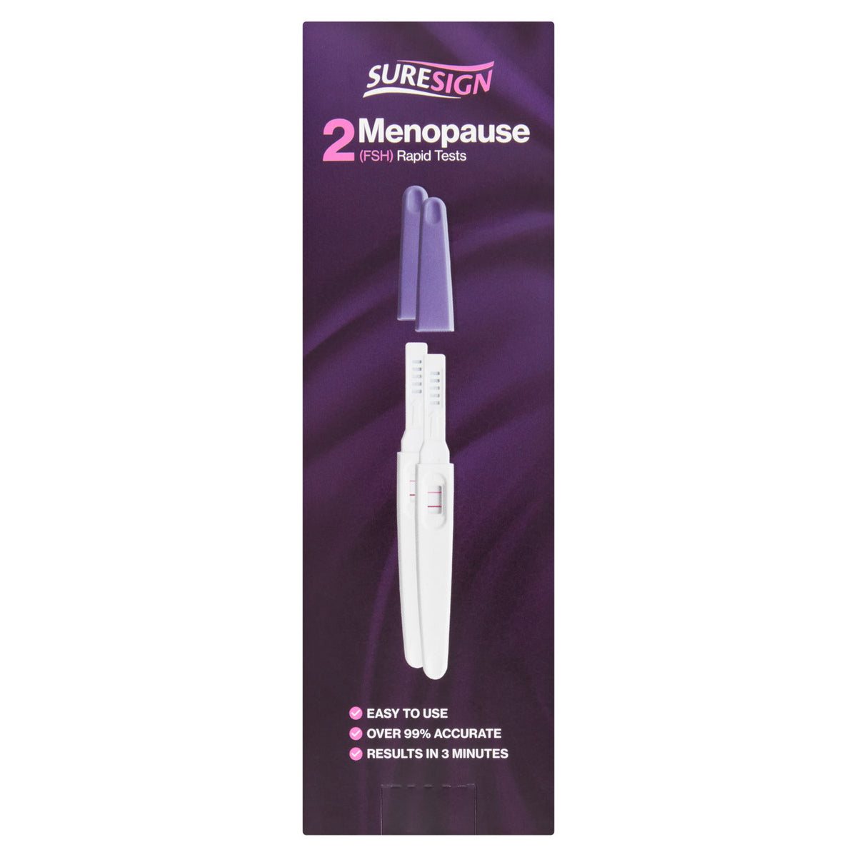 Suresign 2 menopause FSH rapid tests (British brand)