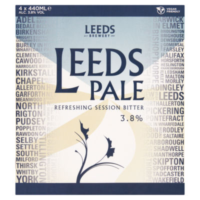 Leeds Brewery Leeds Pale Ale 4x440ml cans - British product