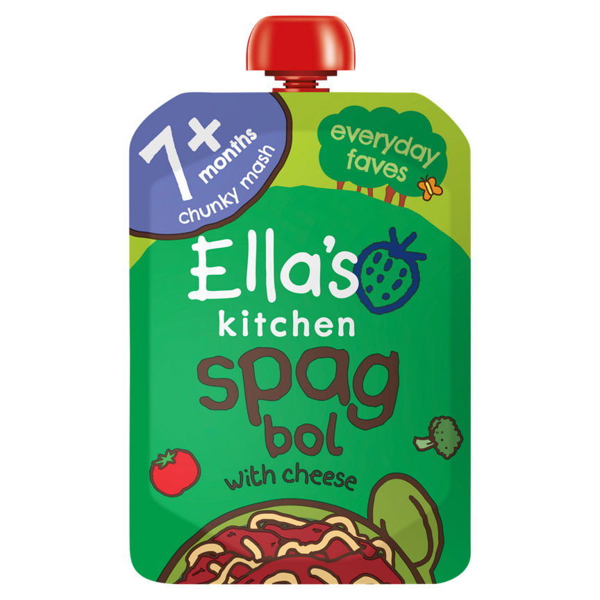 Ella's Kitchen Organic Spag Bol Baby Food Pouch 7+ Months GOODS ASDA   