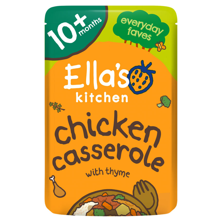 Ella's Kitchen Organic Chicken and Rice Casserole Baby Food Pouch 10+ Months GOODS ASDA   