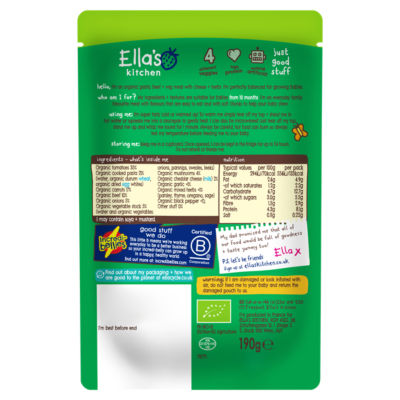 Ella's Kitchen Spag Bol baby meal 190g - British product