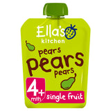 Ella's Kitchen Organic Pears First Tastes Baby Food Pouch 4+ Months GOODS ASDA   