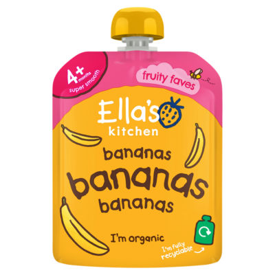 ASDA Ella's Kitchen Bananas 4+ Months Baby Food Puree 70g - اشترِ عبر الإنترنت من McGrocer