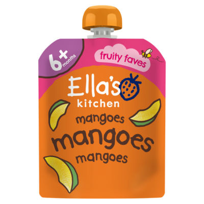 Ella's Kitchen mango baby food pouch 6+ months 70g - British product
