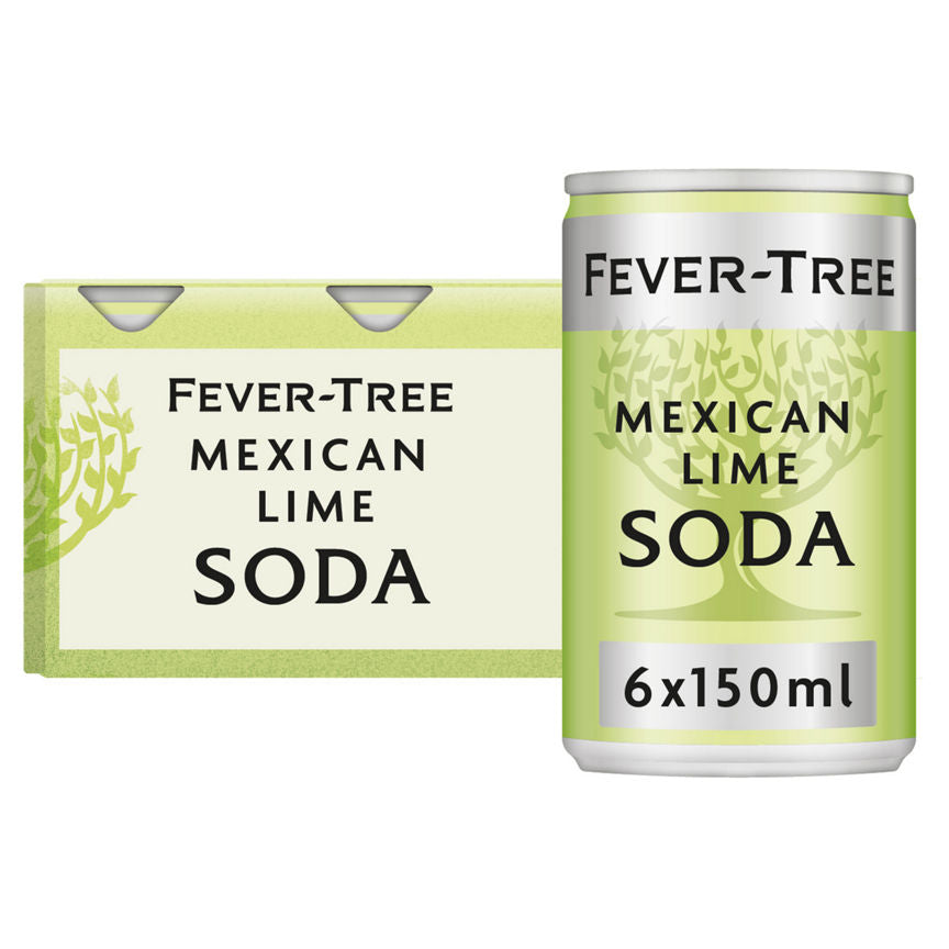 Fever-Tree Mexican Lime Soda 6 x 150ml GOODS ASDA   