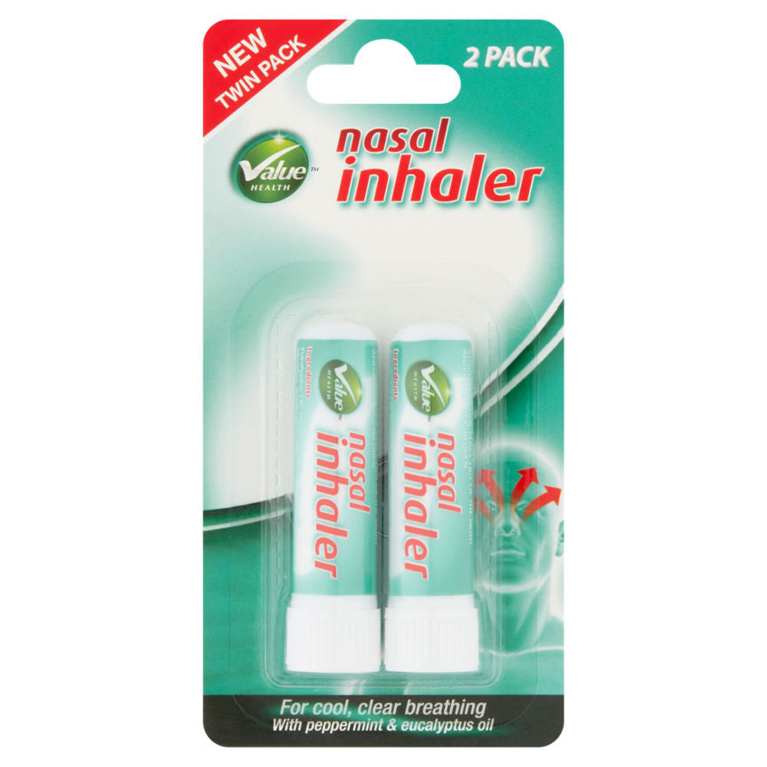 Value Health 2 Nasal Inhaler GOODS ASDA   