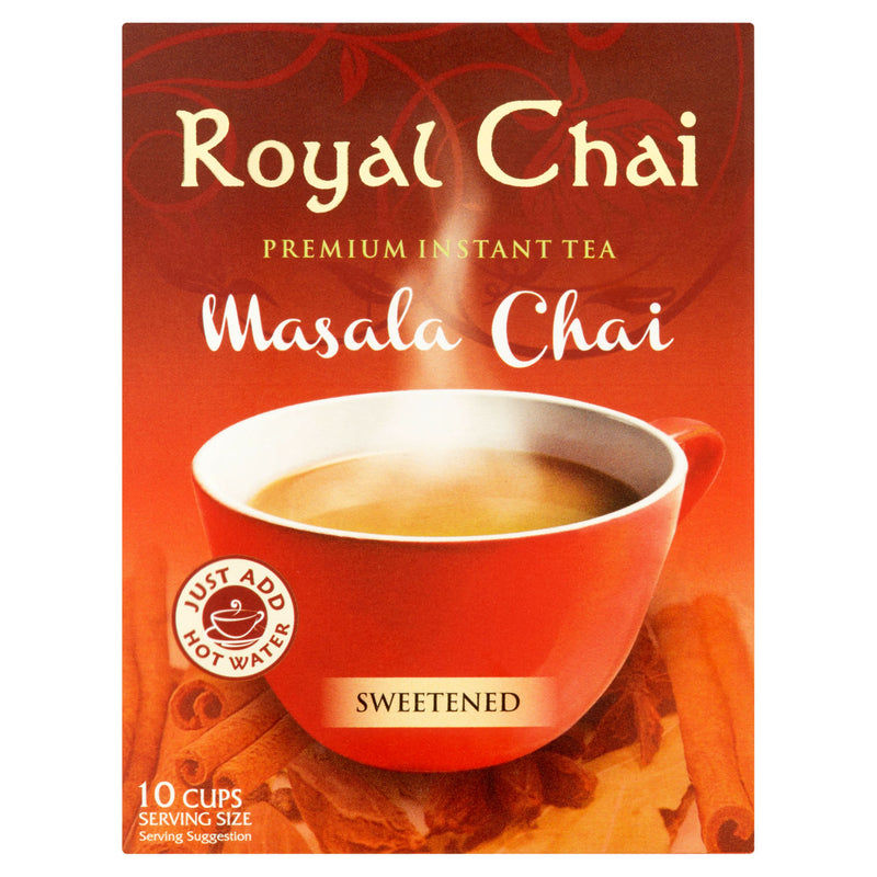 Royal Premium Instant Tea Masala Chai sweetened 220g (British brand)