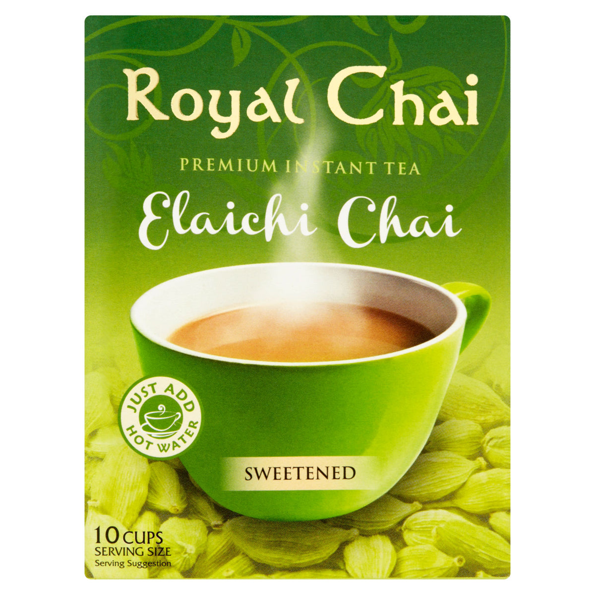 Royal Premium Instant Elaichi Chai sweetened 220g - British product