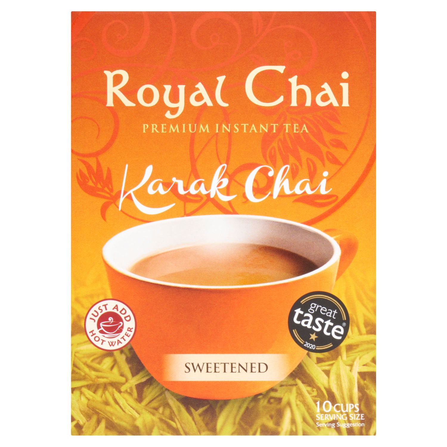 Royal Karak Chai sweetened instant tea mix 200g, UK version