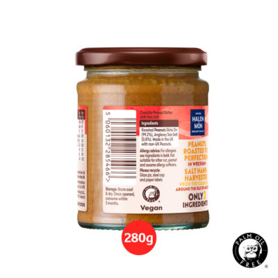 Meridian crunchy peanut butter with sea salt 280g - British product