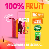 BEAR Fruit Splits raspberry and pineapple 5x20g - British product