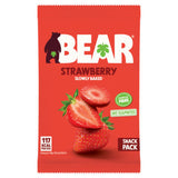Bear brand dried fruit strawberries snack 35g packet - British product