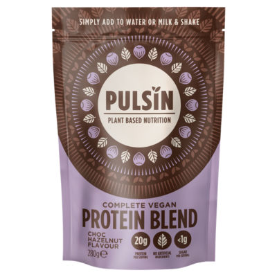 ASDA Pulsin Complete Vegan Protein Blend Choc Hazelnut 280g- Buy online at McGrocer