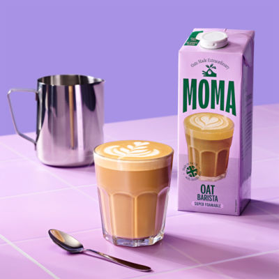 MOMA Barista oat drink 1L, imported from the UK