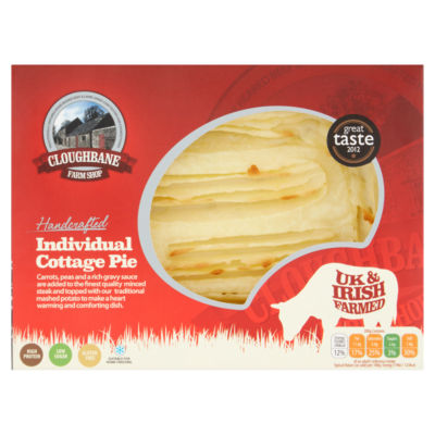 Cloughbane handcrafted cottage pie 400g - British product