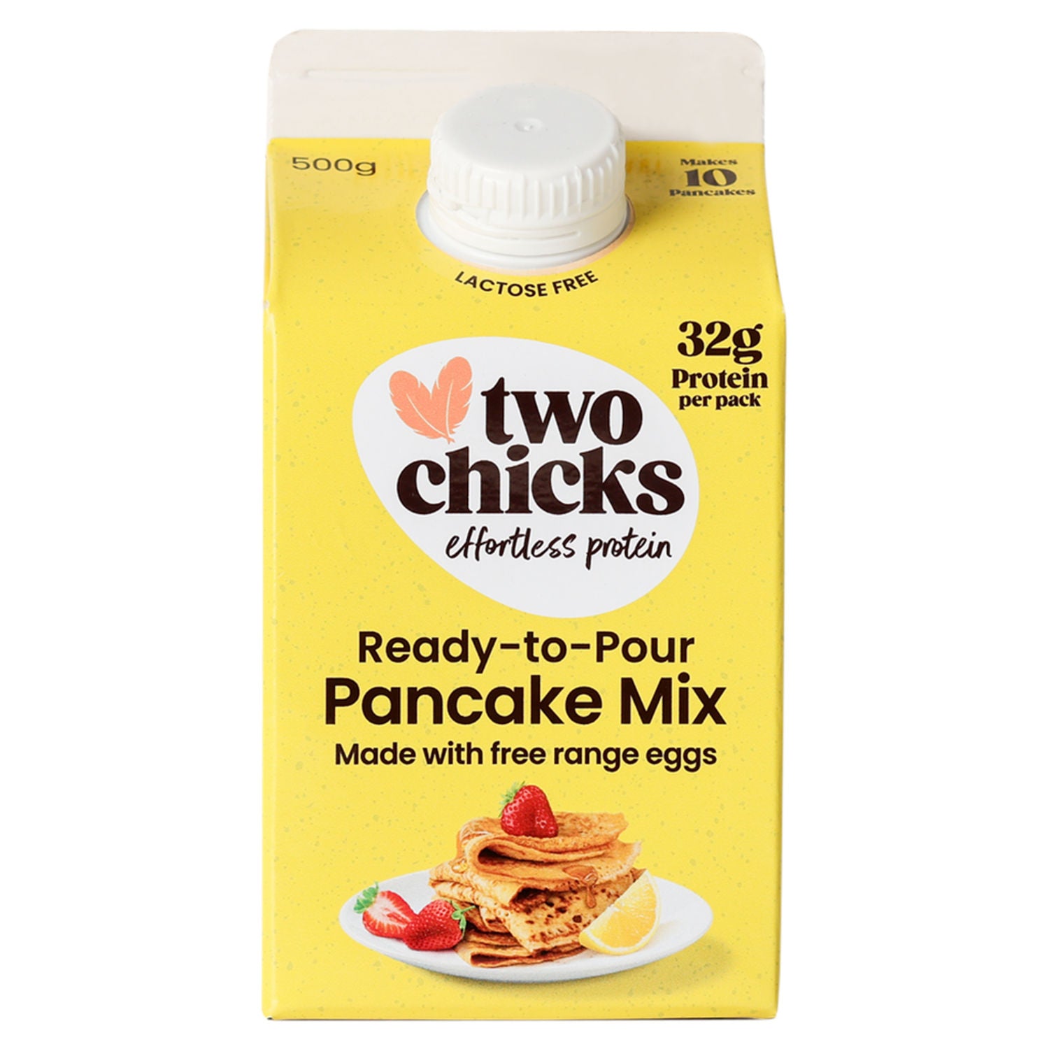 Two Chicks ready-to-pour pancake mix 500g (British brand)