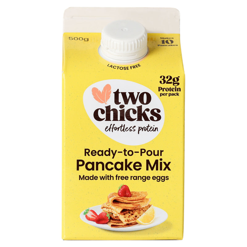Two Chicks ready-to-pour pancake mix 500g (British brand)