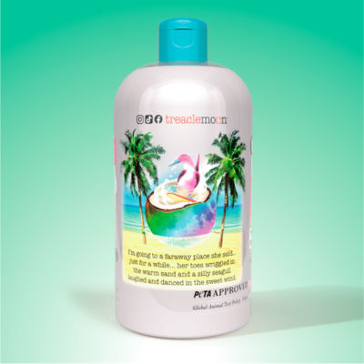 Treaclemoon Coconut Island shower gel 500ml, imported from the UK